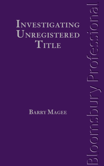 Investigating Unregistered Title, Hardback Book