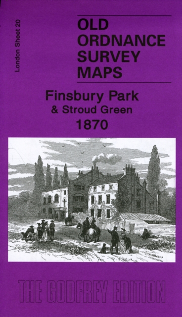 Finsbury Park and Stroud Green 1870 : London Sheet  20.1, Sheet map, folded Book