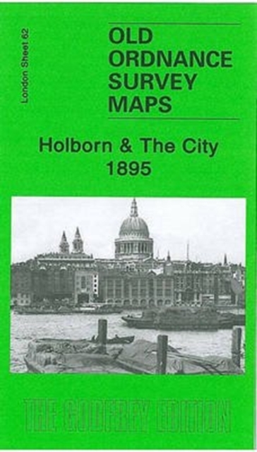 Holborn & The City, 1895 : London Sheet 62.2, Sheet map, folded Book