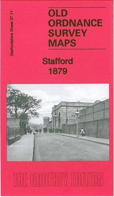 Stafford 1879 : Staffordshire Sheet 37.11a, Sheet map, folded Book