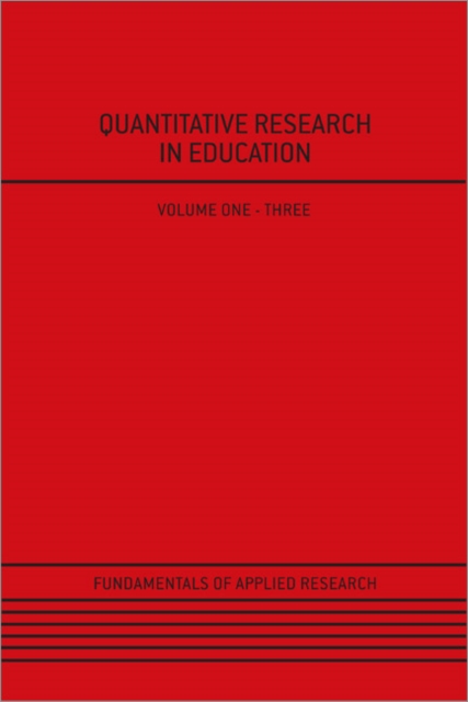 Quantitative Research in Education, Multiple-component retail product Book