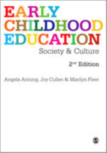 Early Childhood Education : Society and Culture, Hardback Book