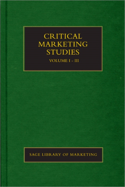 Critical Marketing Studies, Multiple-component retail product Book