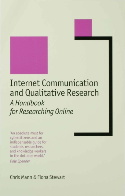 Internet Communication and Qualitative Research : A Handbook for Researching Online, PDF eBook