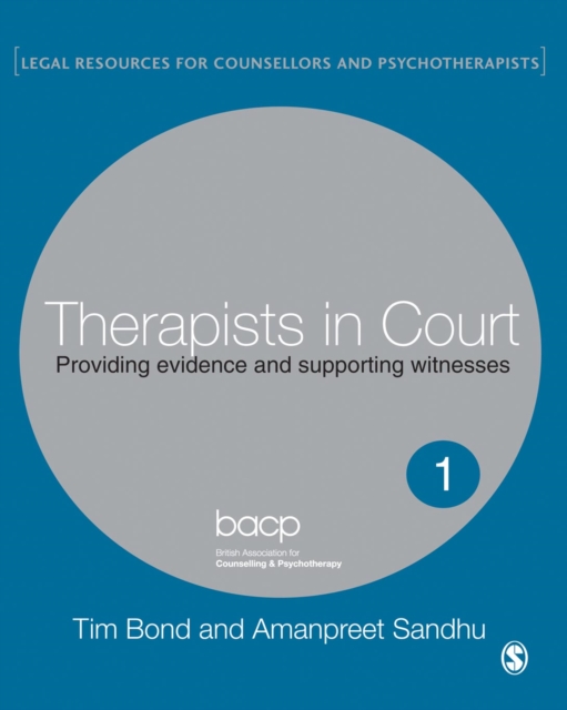 Therapists in Court : Providing Evidence and Supporting Witnesses, PDF eBook