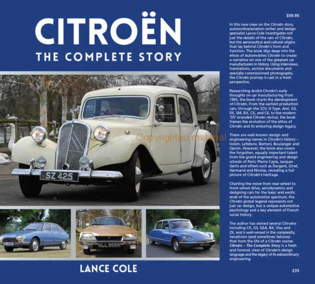 Citroen : The Complete Story, Hardback Book