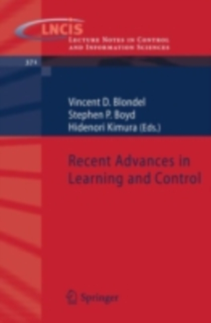 Recent Advances in Learning and Control, PDF eBook