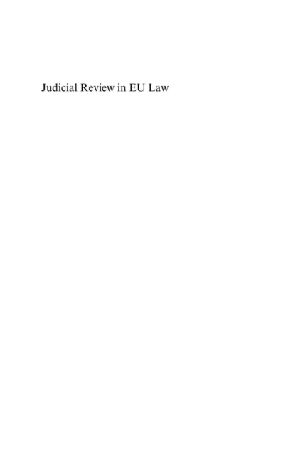 Judicial Review in EU Law, PDF eBook