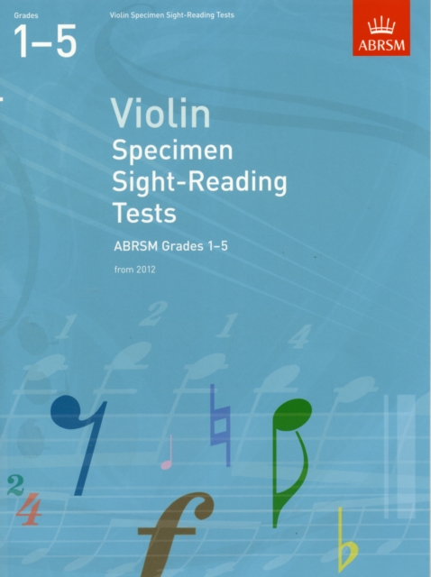 Violin Specimen Sight-Reading Tests, ABRSM Grades 1-5 : from 2012, Sheet music Book