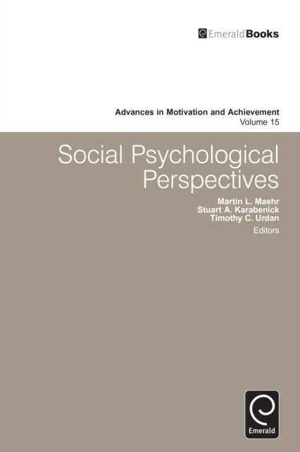 Social Psychological Perspectives, Hardback Book