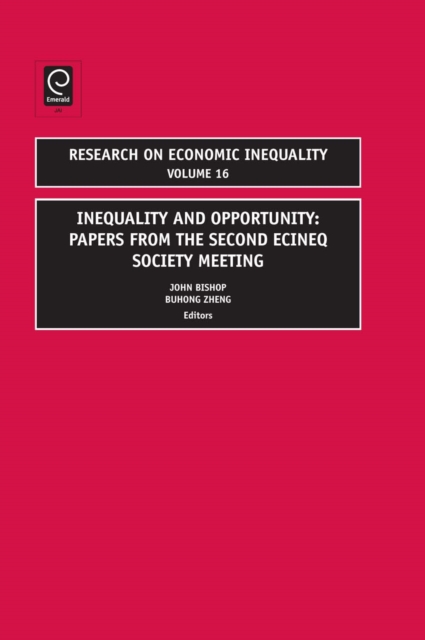 Inequality and Poverty : Papers from the Second Ecineq Society Meeting, Hardback Book