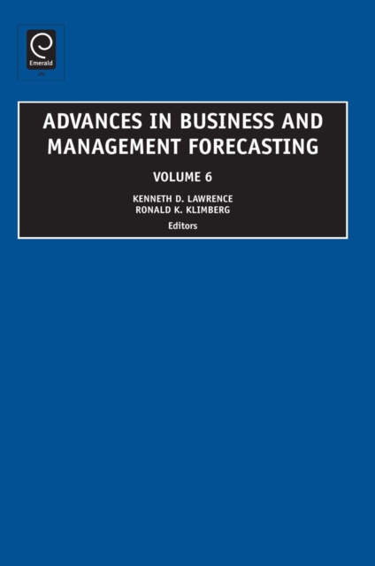 Advances in Business and Management Forecasting, Hardback Book