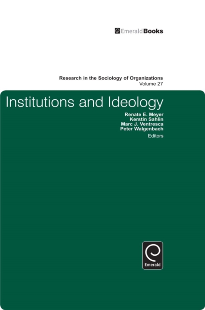 Institutions and Ideology, Hardback Book