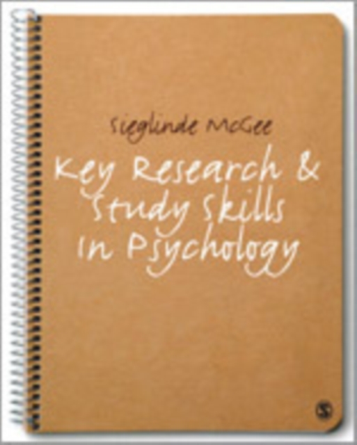Key Research and Study Skills in Psychology, Hardback Book