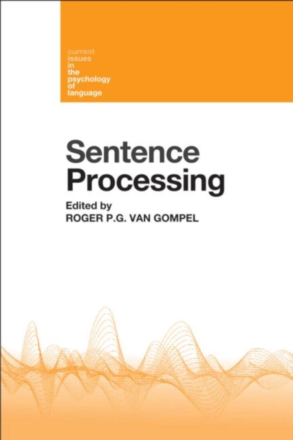 Sentence Processing, Hardback Book