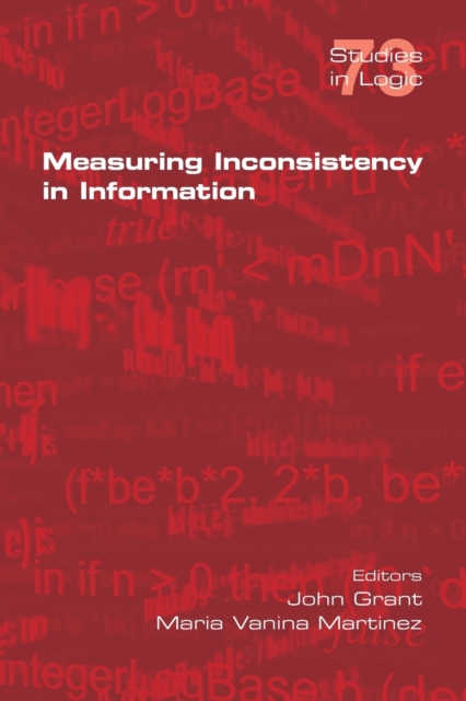 Measuring Inconsistency in Information, Paperback / softback Book
