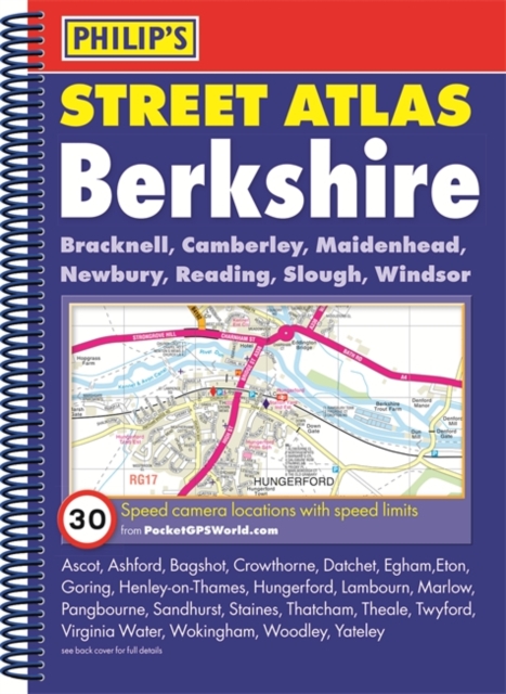 Philip's Street Atlas Berkshire, Spiral bound Book