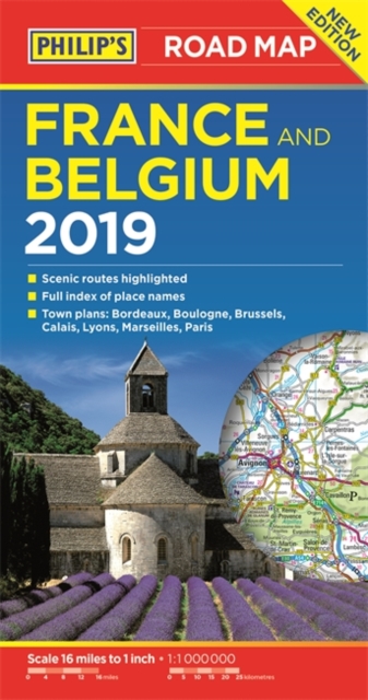 Philip's Road Map France and Belgium, Paperback / softback Book