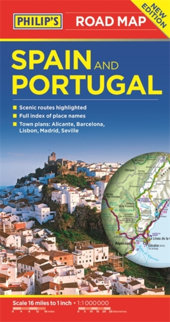 Philip's Spain and Portugal Road Map, Paperback / softback Book