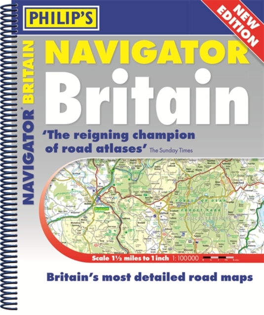 Philip's Navigator Britain Spiral Bound, Spiral bound Book
