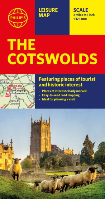 Philip's The Cotswolds : Leisure and Tourist Map, Paperback / softback Book