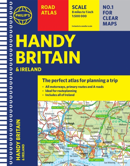 Philip's Handy Road Atlas Britain : (Spiral A5), Spiral bound Book