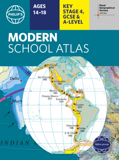 Philip's RGS Modern School Atlas : 100th edition, Paperback / softback Book