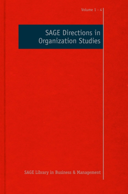 SAGE Directions in Organization Studies, PDF eBook