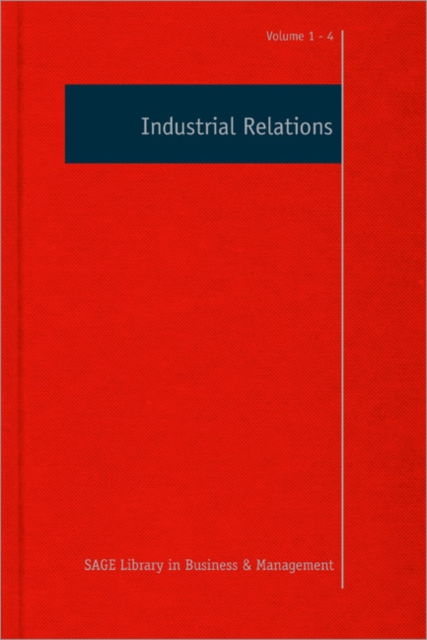 Industrial Relations, Hardback Book