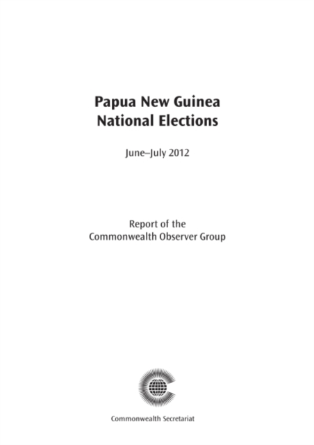 Papua New Guinea National Elections, June-July 2012, Paperback / softback Book