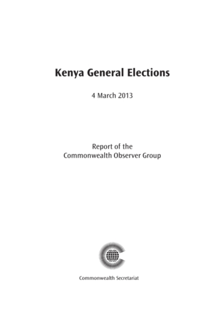 Kenya General Elections, 4 March 2013, Paperback / softback Book