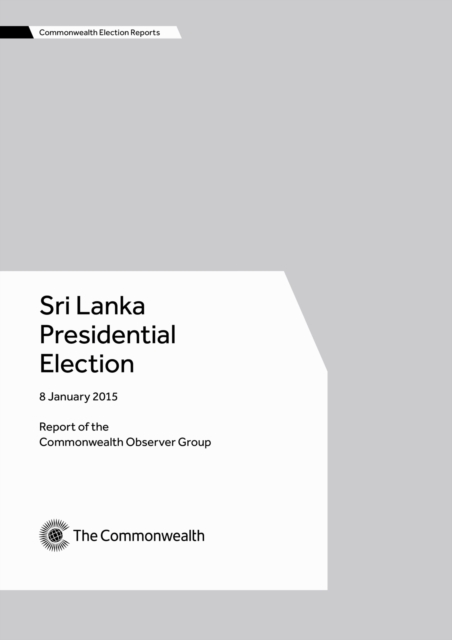 Sri Lanka Presidential Election, 8 January 2015, Paperback / softback Book