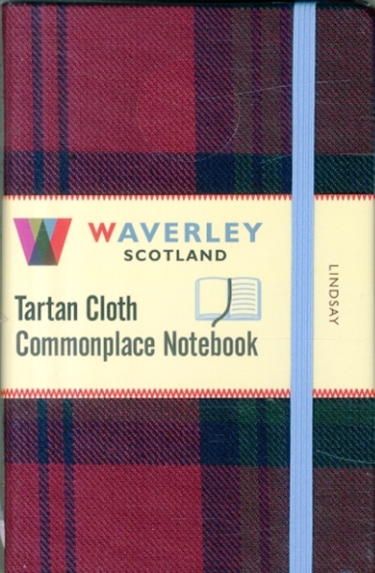 Waverley (M): Lindsay Tartan Cloth Pocket Commonplace Notebook, Hardback Book