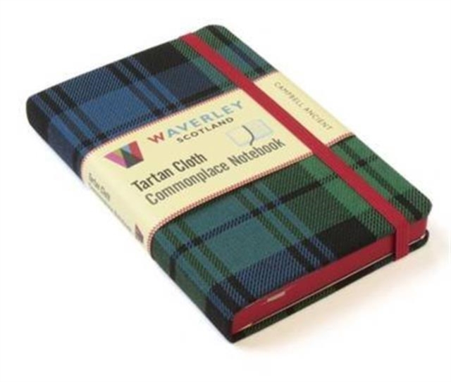 Waverley (M): Campbell Ancient Tartan Cloth Commonplace Pocket Notebook, Hardback Book