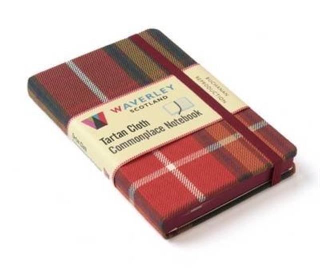 Waverley (M): Buchanan Tartan Cloth Commonplace Notebook, Hardback Book