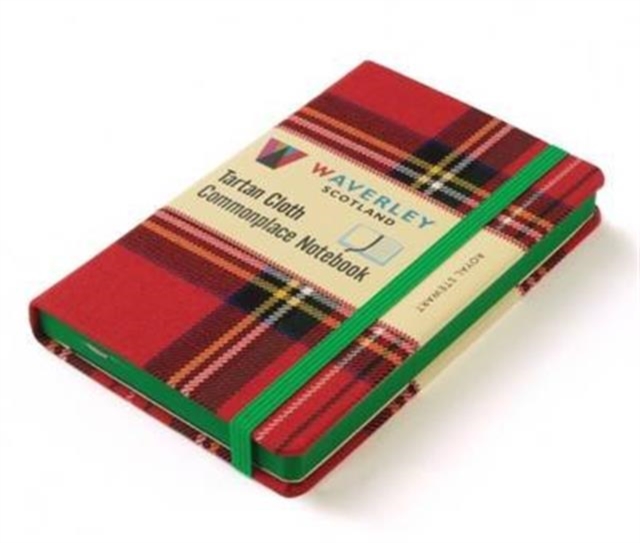 Waverley (L): Royal Stewart Tartan Cloth Large Commonplace Notebook, Hardback Book