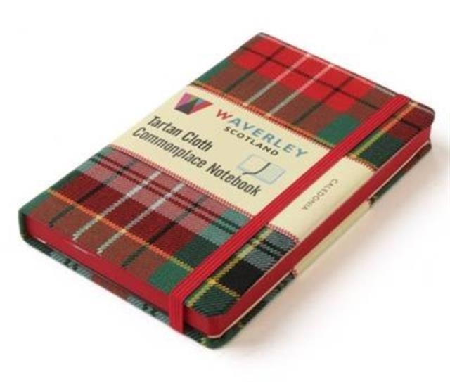Waverley (L): Caledonia Tartan Cloth Large Notebook, Hardback Book