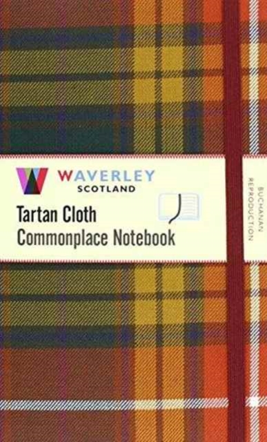 Waverley (L): Buchanan Reproduction Tartan Cloth Large Notebook, Hardback Book