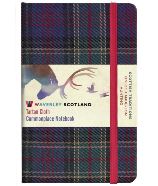 Waverley S.T. (M): Hunting Pocket Genuine Tartan Cloth Commonplace Notebook, Hardback Book