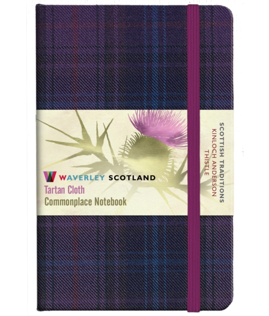 Thistle Tartan: Pocket: 14 x 9cm: Scottish Traditions: Waverley Genuine Tartan Cloth Commonplace Notebook, Hardback Book