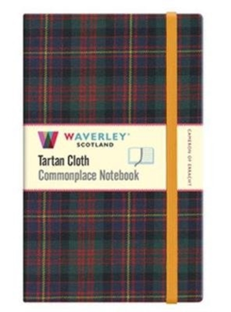 Cameron of Erracht: Waverley Scotland Large Tartan Commonplace Notebook, Hardback Book