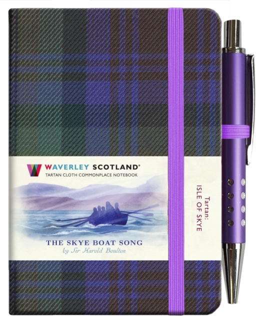 The Skye Boat Song Tartan Notebook (mini with pen), Hardback Book