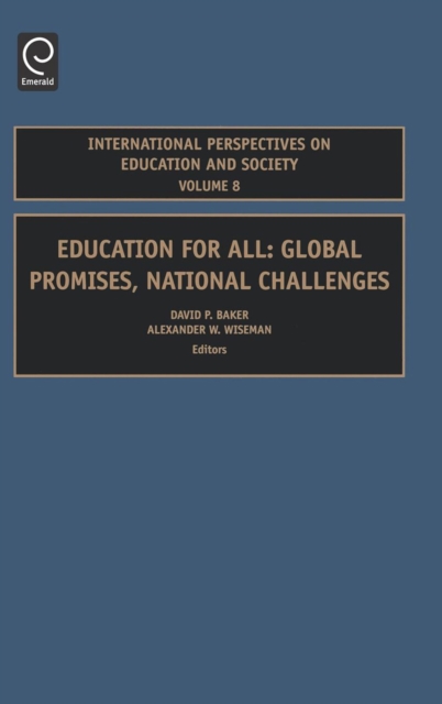 Education for All : Global Promises, National Challenges, PDF eBook