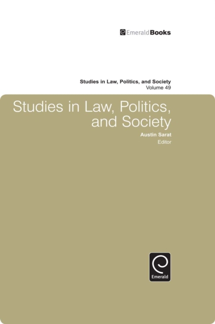 Studies in Law, Politics, and Society, PDF eBook