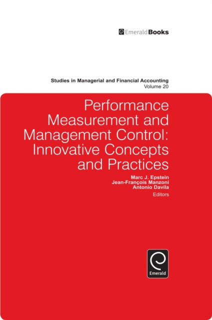 Performance Measurement and Management Control : Innovative Concepts and Practices, Hardback Book