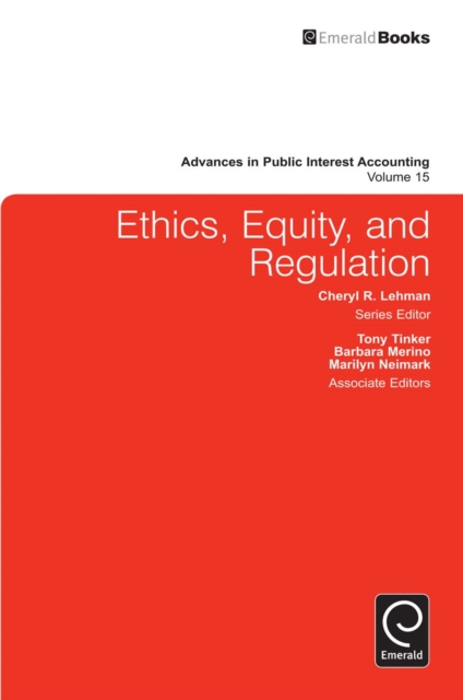 Ethics, Equity, and Regulation, Hardback Book