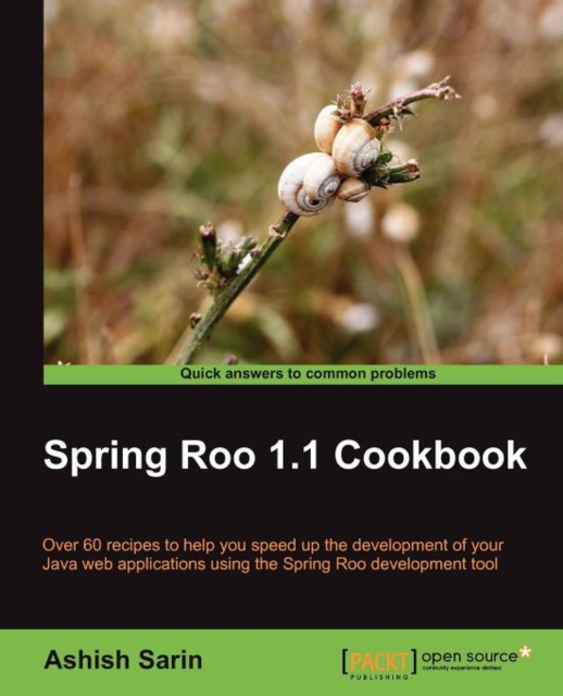 Spring Roo 1.1 Cookbook, Electronic book text Book