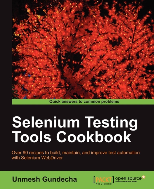 Selenium Testing Tools Cookbook, Electronic book text Book