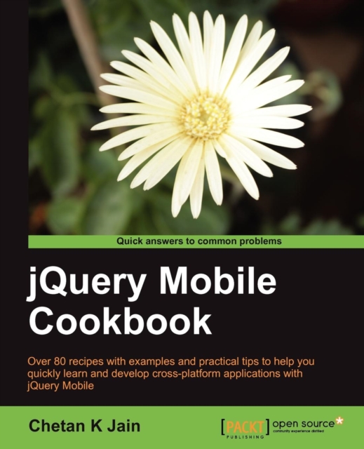 jQuery Mobile Cookbook, Electronic book text Book