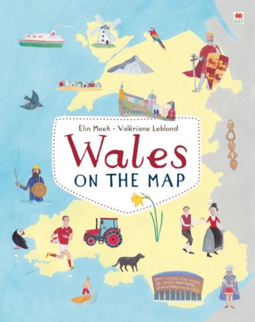 Wales on the Map, Hardback Book